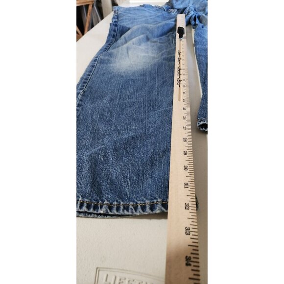American Eagle Outfitters jeans Mens Blue Denim Jeans 32 x 32 Classic Fit FLAWS - Picture 5 of 11